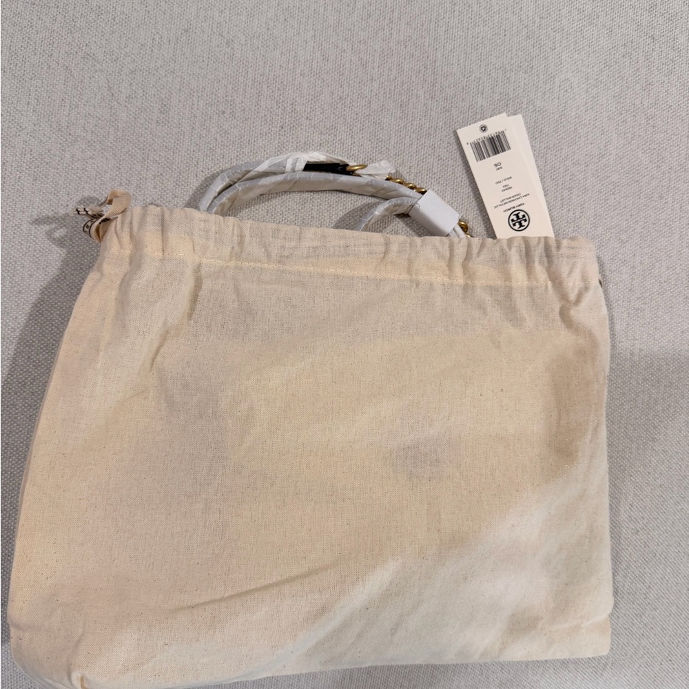 NEW AUTHENTIC Tory Burch Gold Quilted Crossbody Bag - Picture 11 of 12